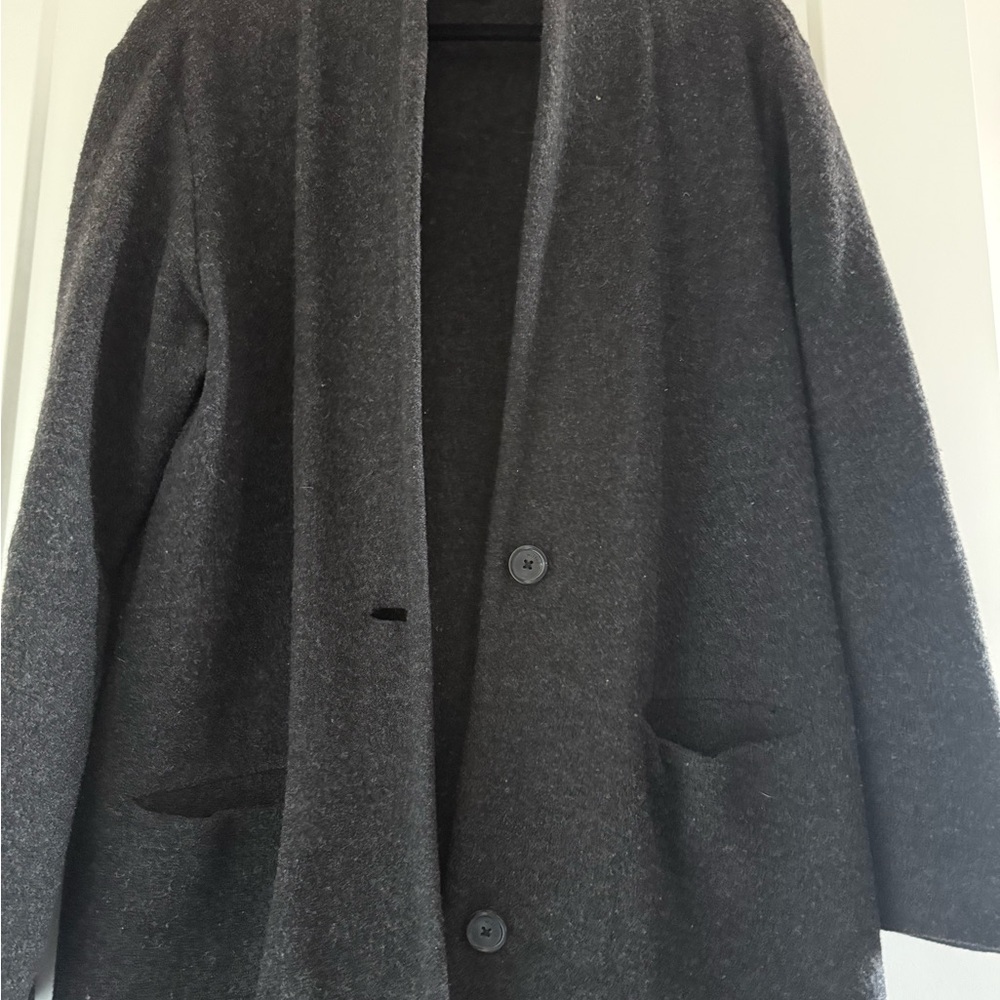 Women's Gray Wool Jacket